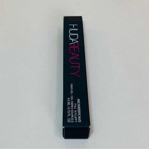 Huda Beauty #BOMBBROWS Full ‘n Fluffy Fiber Gel in Rich Brown - Picture 5 of 6